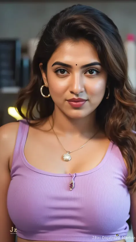wet sweat t-shirt padded push up bra, saree removed dropped, cleavage, plain white color padded cotton bra:1.8 milk goddess Buffy's with curly hair short hair, smile face:1.5 in the shwer room(A masterpiece of impressionist close-up photography) Attractive...