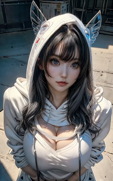 (( beautiful face:1.4)), (Purelos Face_v1: 1.0), 1 girl、(((  masterpiece,   top quality )))、((Natural huge breasts:1.6)),(((32K Wallpapers)))、 Mechanical Wings  、  close  、   Detailed Hair Licking    、    headshot     、   lots of white flowers   、   gorgeo...