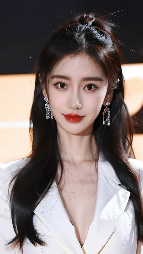 Ultra HD resolution,artistic photos,21year girl,earrings,long hair,Cold white skin,E cup, messy hair , messy hair ,Ruddy face