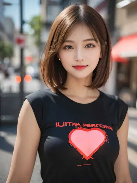 (masterpiece), highly realistic, beautiful atmosphere, intricate textures, super-resolution, hyper-realistic, high contrast, Portrait of a cute girl, looking at viewer, Focus on the Face, (Glowing Eyes), Glossy lips, rouge lip, make-up, blush cheek, smile,...