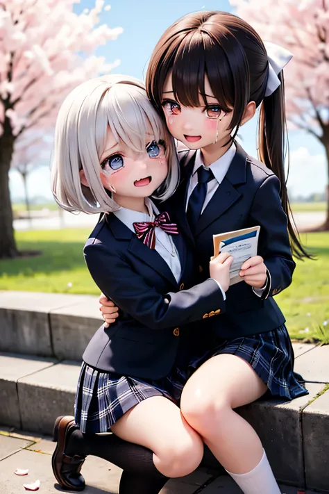 best quality、high resolution、(high image quality:1.2)、masterpiece、detailed background、(very detailed face:1.2)、(detailed eyes:1.3)、age beauty、huge breasts、(Normal number of fingers:1.2)、anatomically correct、perfect body line、Bright-colored hair、ponytail fr...