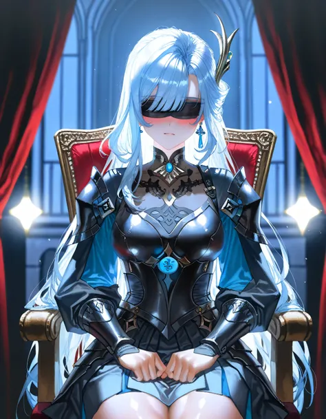 (artist:quasarcake:1.1),(artist:reoen:0.826446),(artist:rhasta:0.9),(artist:wlop:0.7),(hiten \(hitenkei\):0.6), blurry foreground, ray tracing, absurdres, 1girl, solo, adult, woman, mature female, long hair, white hair, hair strands separated to the back, ...