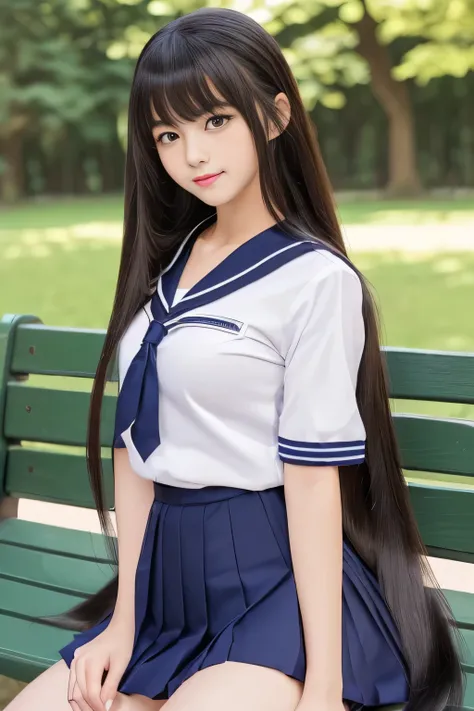 (wear Japanese School Uniform, Japanese girls uniform, Japanese , wear, wear , Seifuku, girls in uniform, loose coat collar sailor suit, middle school student, sailor suit, Sexy and cute 顔 , Beautiful middle school student Her sailor suit jacket is white...