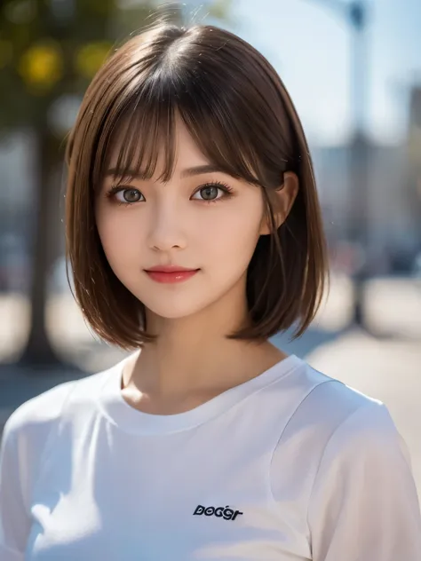 (masterpiece), highly realistic, beautiful atmosphere, intricate textures, super-resolution, hyper-realistic, high contrast, Portrait of a cute girl, looking at viewer, Focus on the Face, (Glowing Eyes), Glossy lips, rouge lip, make-up, blush cheek, smile,...