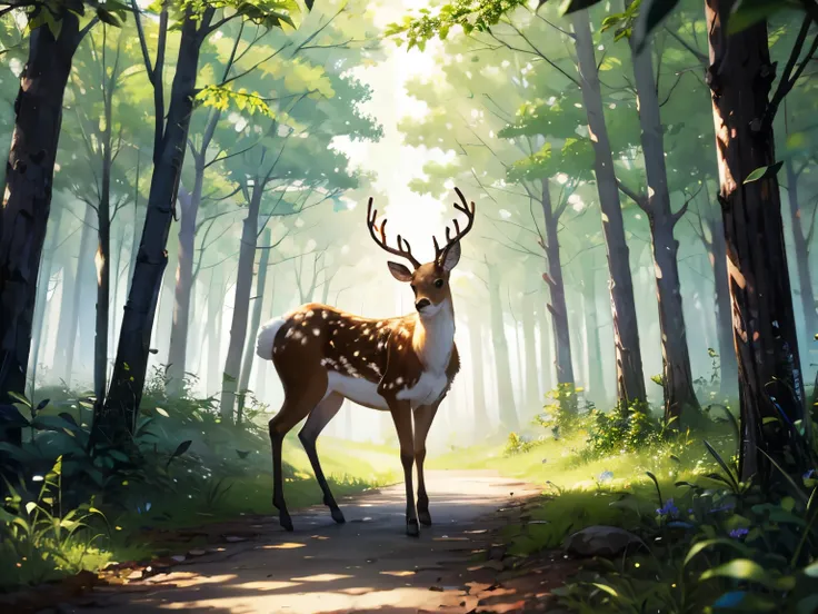 Deer、forest