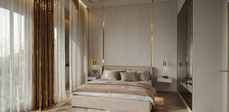 Raw photo,Masterpiece, high quality, best quality, authentic, super detail,
interior, indoors, ((bedroom )), sofa, tea table, glass windown, curtain, gray wooden floor, tree, decor, book on table, sunlight,
, (daylight:1.1), vivid colour, (realistic:1.2...