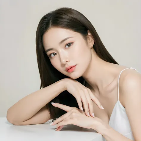 (((masterpiece))), (((best quality: 1.4))), ((super detailed: 1.4)),  

An aarafed woman with long hair posing with a bottle of perfume, dilraba dilmurat, beautiful south korean woman, krystal, heonhwa choe, perfume, jinyoung shin, popular south korean mak...