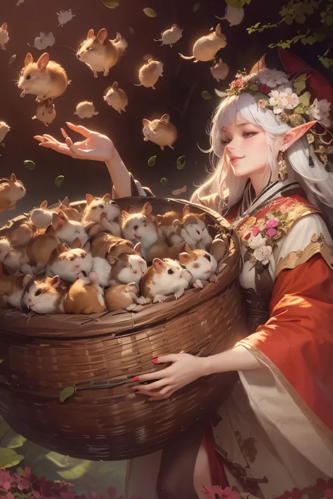 (Ultra-detailed face, Looking away, Gothic Illustration, Dark tone colors. She has five fingers on her hands and five toes on her feet.), BREAK 
(It is a spring afternoon when the sun shines brightly. A path leads up a gently sloping hill.),  BREAK 
(A fem...