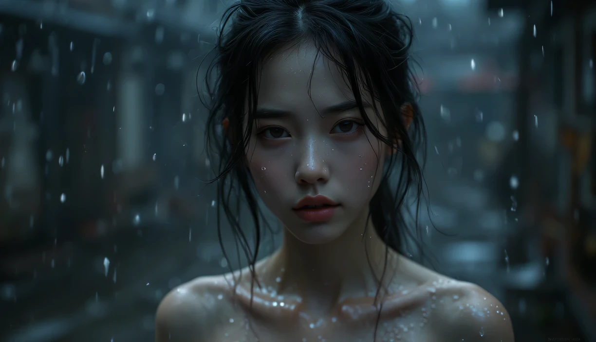 She's Chinese,Absent Clothing,rain