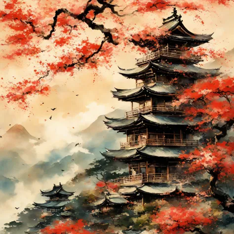 Kitasai-style Japanese painting