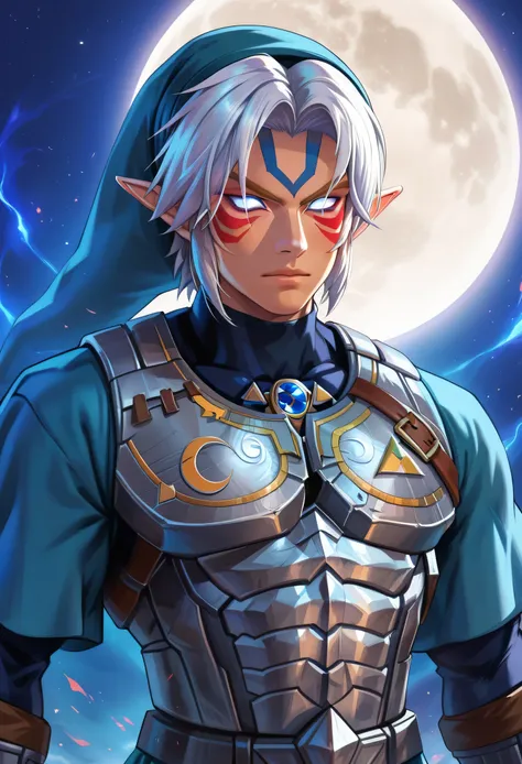 score_9, score_8_up, score_8,  BREAK,  zzFierceDeity, no pupils, male, 1boy, serious, full moon, brooding, hat, closed mouth, upper body, armor, chainmail,   BREAK,  embedding:zPDXL, Expressiveh,  muscular male, huge muscles, huge arms, huge biceps,zzFierc...
