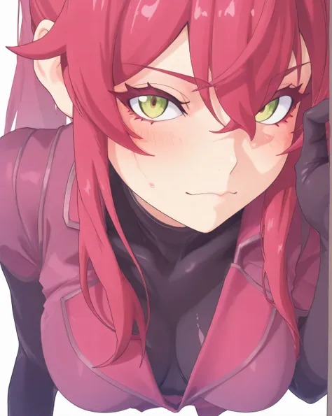 3dmm,Masterpiece,best quality, evil twin ki sikil:1.0, evil twin ki sikil outfit:1.0, black nylon bodystocking, anime 3D art style, silky clothes, bright colors,highly detailed,expressive facial features,dynamic pose,4k resolution,Arnold rendering masterpi...