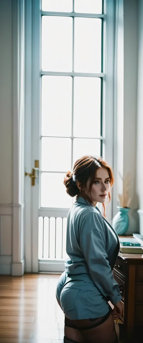 Detailed and highly realistic cinematic scene of a woman getting (((fucked_in_ass))) set in an intimate dimly lit bedroom with soft warm lighting, delicate textures and a cozy sensual atmosphere, (((1girl_and_1boy))),masterpiece, 8K,16K HDR, physically-bas...