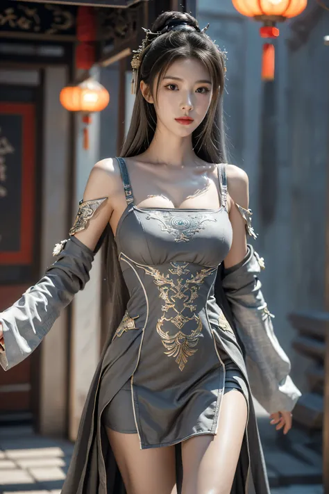 Masterpiece,Game art,The best picture quality,Highest resolution,8K,(Portrait),Unreal Engine 5 rendering works,(Digital Photography),((Portrait Feature:1.5)),
20 year old girl,Short hair details,With long bangs,(The red eye makeup is very meticulous),(With...