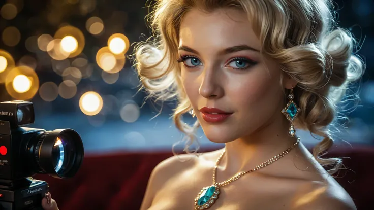 Prompt:
*"A breathtaking cinematic masterpiece, capturing the essence of dreamlike romance in an Oscar-worthy composition. The scene features Aveline Moreau, a radiant 26-year-old woman, exuding elegance, mystery, and an irresistible aura of love. Her porc...