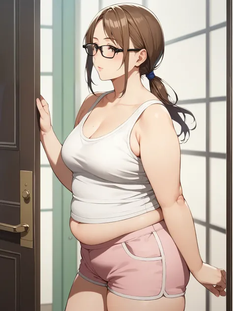  score_9,  score_8_  up the side,  score_7_  up the side,  score_6_  up the side,  score_5_  up the side,  score_4_  up the side,anime，nsfw， uncensored，Kawakami_May, 最 high quality,  Masterpiece,  Super Detail,  high quality,  high resolution,  1 girl, sli...