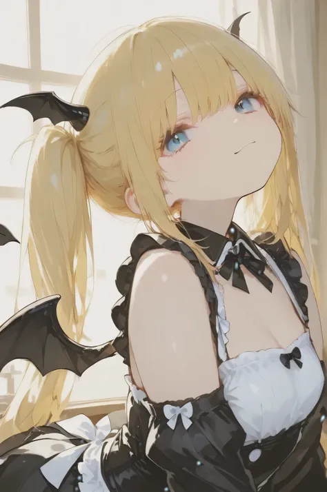 Super Rainfall Picture Quality、golden hair、twin tails、Little Devil、Too Cute Characters、