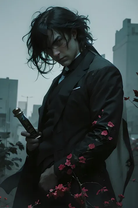full body shot, award winning photograph, A powerful  hero wearing high end neon Edwardian era business attire , Realistic style