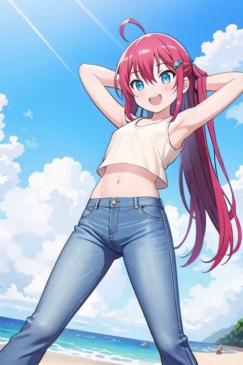 masterpiece, best quality, ultra detail, ((Perfect Face, perfect eyes, perfect hair, perfect arm)), 1girl, o, petite, ((round face, ecstasy, orgasm face, drooping eyes, shame smiling, blush)), dropping eyes, sleepy, Open mouth, ((White teeth)), background(...