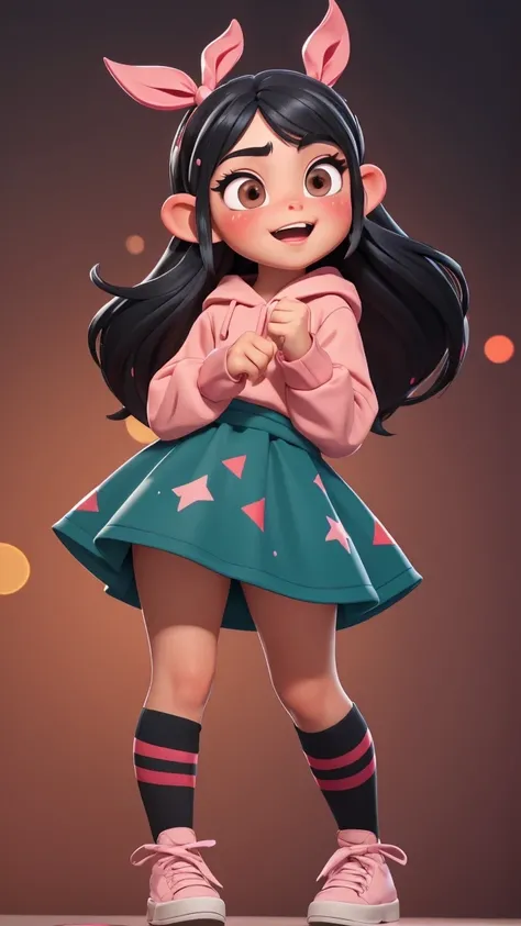 (best quality:1.4),(shiny skin), body focus, (cute face), (((best quality))), illustration, adult, full body view, ((Beautiful Finger)), , Beautiful body, Beautiful character design, ,perfect lighting, Colorful, Bright_Front_face_Lighting, ultra high res,...