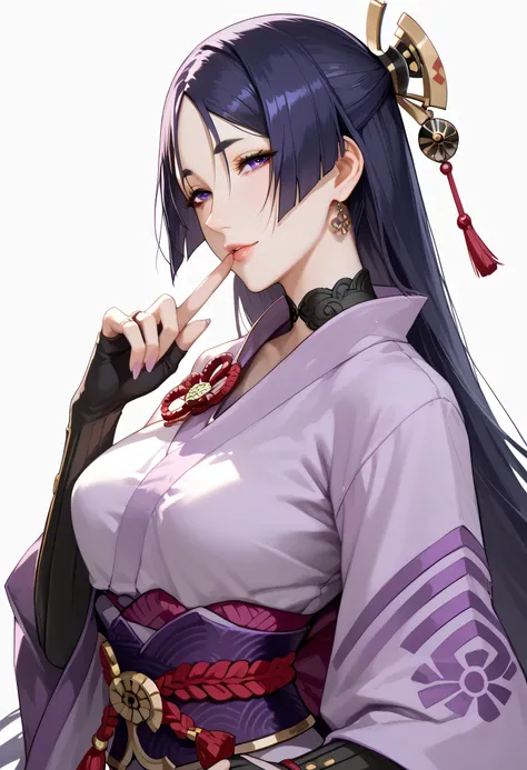 Sexy raikou,purple samurai ,clothes