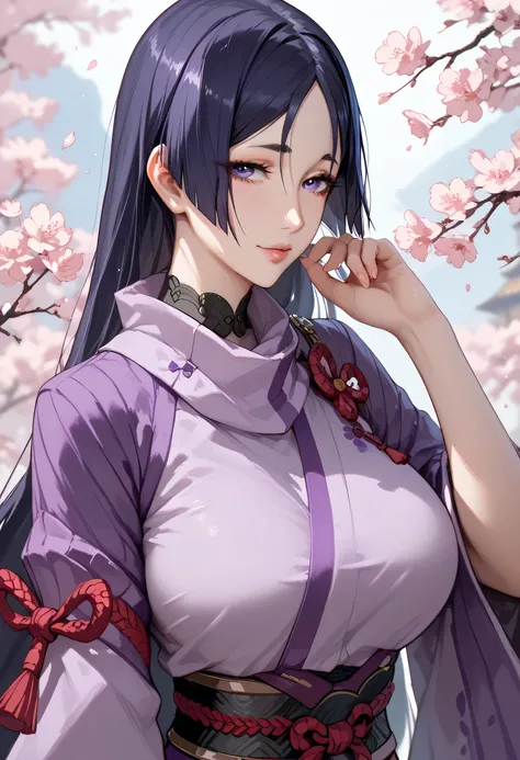 Sexy raikou,purple samurai ,clothes