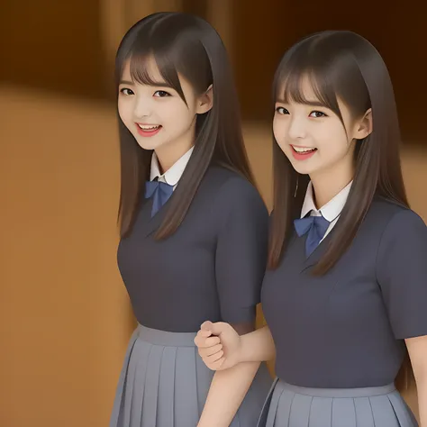 (highest quality, masterpiece, high resolution:1.2), 4K, (Photo quality detailed foreground: 1.2), geometry, (Two noble alluring succubi of Cute noble beautiful slender girl girly very-long-hair Japanese photo model are attending a allusion ceremony for th...