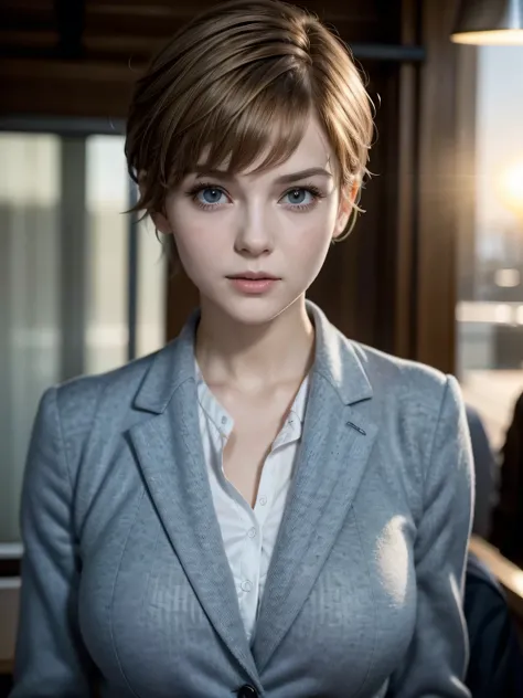 cinematic film still photographed. 
Perfect appearance. Top quality. High resolution.
High quality photos. Photos that are in correct focus.
Correct human anatomy. Correct hand shape.
She is a grown woman. She is ((((tall)))).
Her head is small. Her face i...