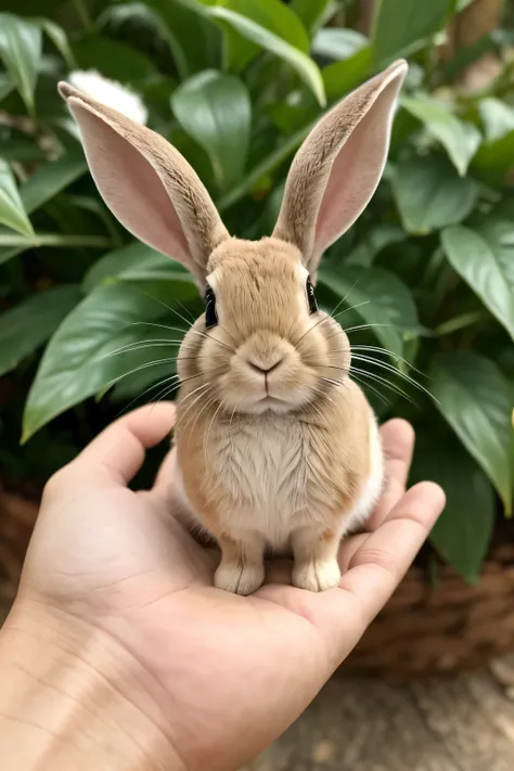 Palm-sized Irinaki rabbit