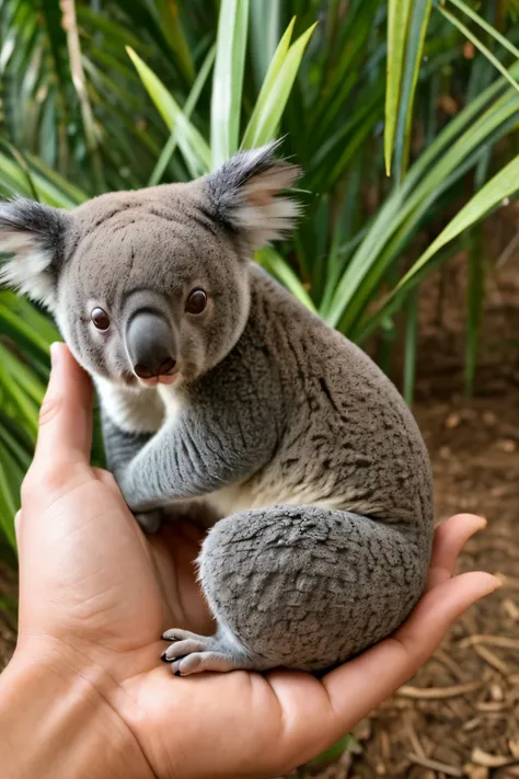Palm-sized koalas