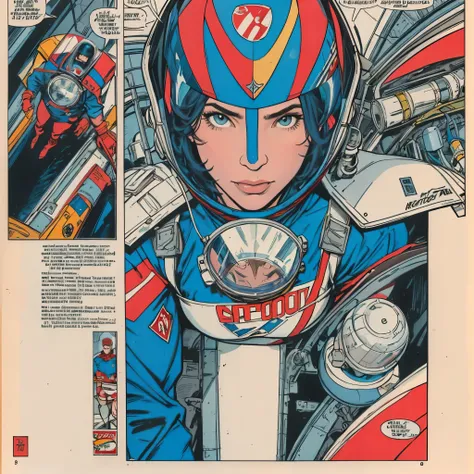 masterpiece,one perfect woman,Excellent sense,cleavage,advertisement,simple background,American Comics,Geometric pattern,city pop,cosmonauts,undefeated speculator entropy