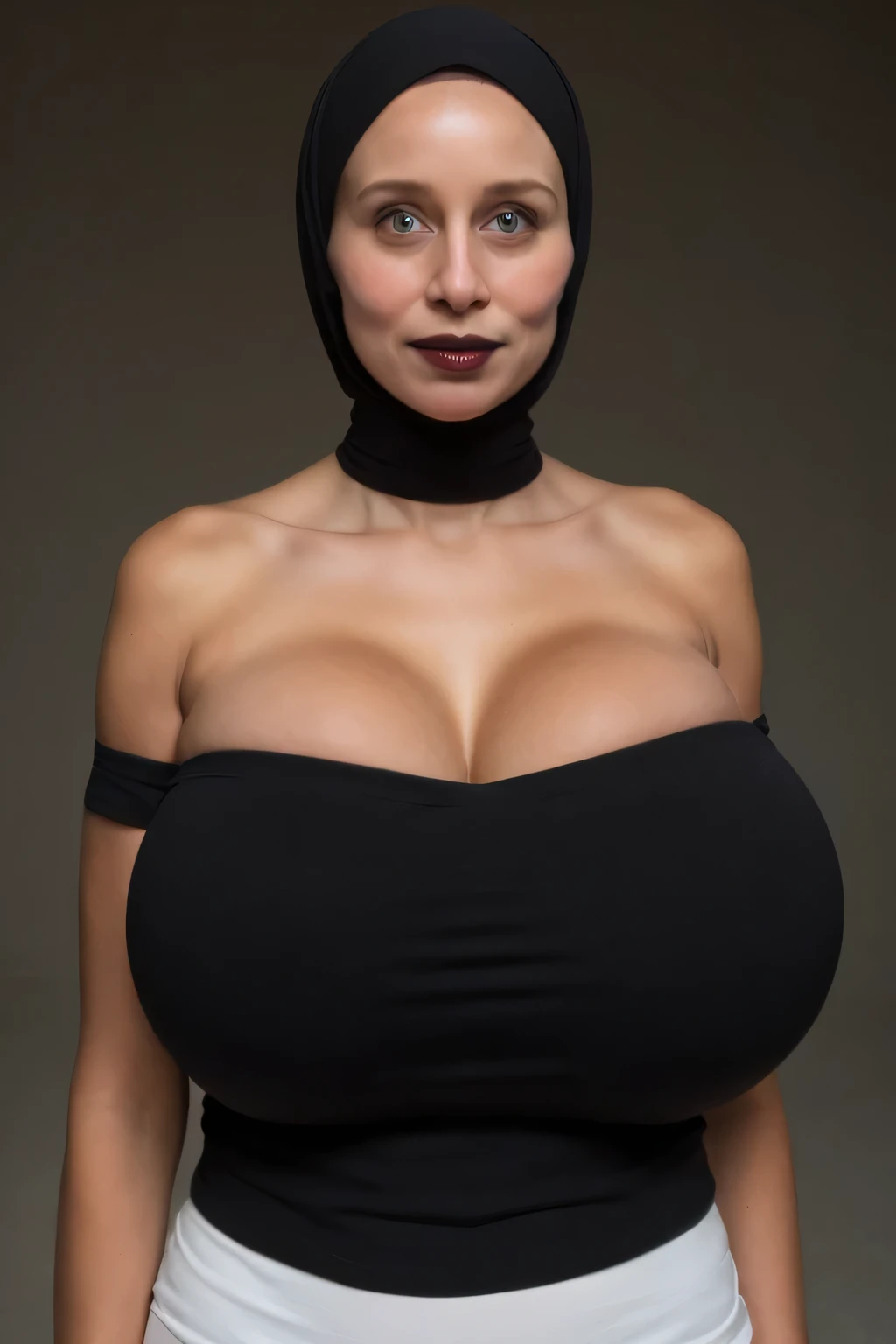 (Fatty:1.7), green fluorescence Strapless Jumbo (Fatty), adorable, (1 girl), (face to face), , baby face, sad, half body portrait, (face details: 1), (eye details: 1), ((big breasts Solid:1.54)). wearing translucent (transparent) transparency (soft short t...