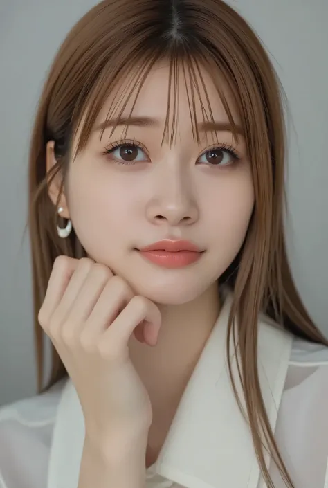 ultra-realistic, photorealistic, best quality, 8K, top-quality, masterpiece, ultra-detail, super high resolution, Improvement of quality, Enhances the beauty of skin texture, Clean and glowing skin, Smoother lighting, Improving the quality of cinema light...