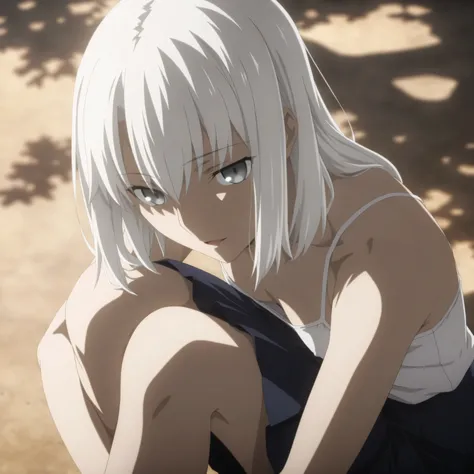 masterpiece, best quality, amazing quality, highres, absurdres, very aesthetic, high resolution, ultra detailed, perfect details, day , outdoors, ufotable style, (dappled sunlight), (from above, from back), backlight,
 
1girl, ufotable style, anime style, ...