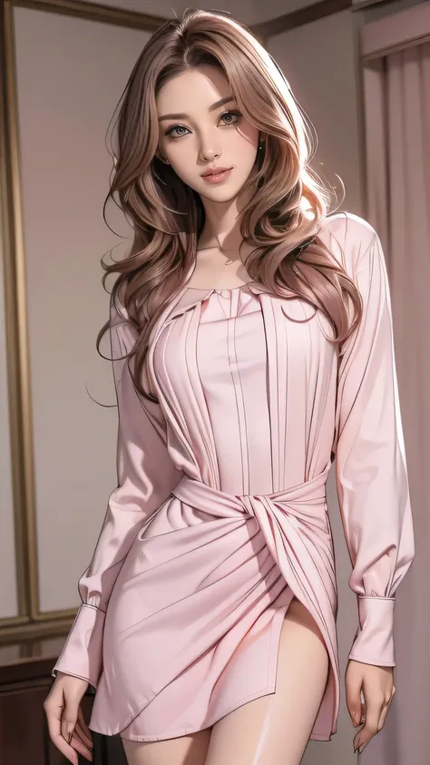 (masterpiece:1.3), high resolution, ultra detailed, extremely detailed CG unity 8k wallpaper, realistic, photo-realistic, RAW photo, beautiful detailed face, pale skin, realistic glistening skin, detailed cloth texture, detailed hair texture, Perfect body,...