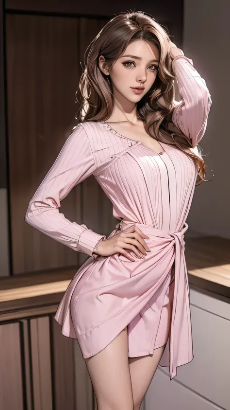 (masterpiece:1.3), high resolution, ultra detailed, extremely detailed CG unity 8k wallpaper, realistic, photo-realistic, RAW photo, beautiful detailed face, pale skin, realistic glistening skin, detailed cloth texture, detailed hair texture, Perfect body,...