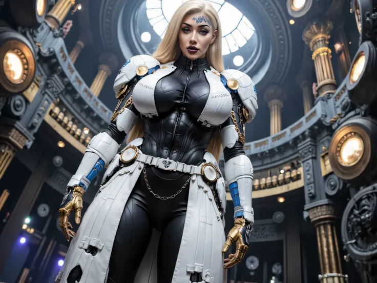 ((best quality)), (Masterpeace, high quality, high resolution, realistic photo, photography, detailed, no tattoos on face), 1 japanese porn star women stormtrooper fighter gangster , age from 30 to 36 years old, porn star Xo Gisele dark space warrior, 8k_w...