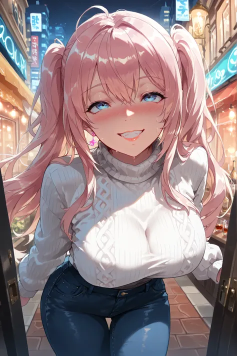 (mesugaki:1.3), (1girl, solo, extreme proportions:1.3),  
(huge breasts:1.2), (exposed belly:1.2), (sweat:1.1), full body, (thin fingers:1.1),  
((model-thin proportion:1.3)), (ethereally slender:1.3), (paper-thin waist:1.4),  
(bony:1.2), (protruding ribs...