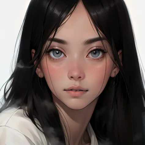 (masterpiece:1.3), (8k, realistic, RAW photo, Best Quality: 1.4), ((1 Sadako )), beautiful face, (realistic Face), (black hair, long hair:1.5),  beautiful hairstyle, (( Her Face Is Hidden by Bangs:1.5)), realistic eyes, ((White of the eyes:1.2)), Beautiful...
