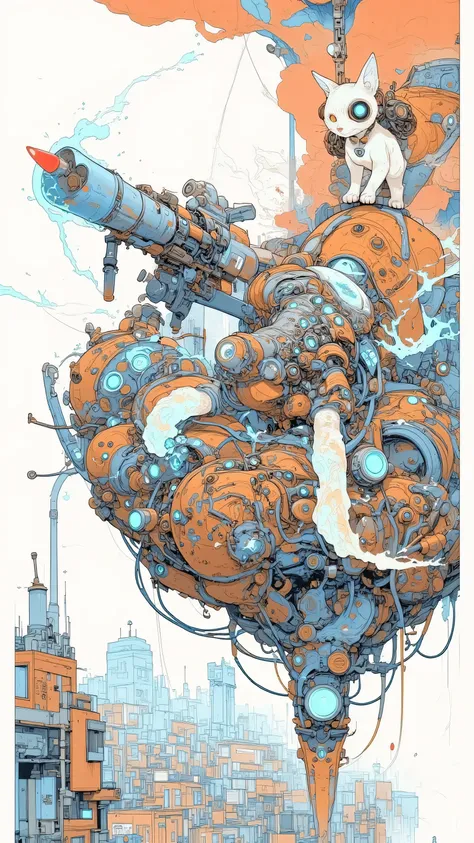 In a decaying mega-city of the near future, a cyber-enhanced dog warrior and a stealthy robotic cat sniper face off in a floating battlefield above the clouds.
The dog, a heavily armored quadruped battle unit, clashes with the agile, sleek feline sniper m...