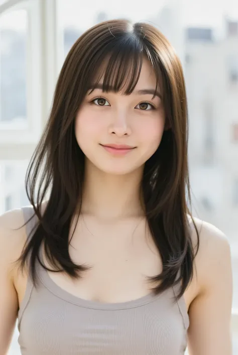 32K, masterpiece, masterpiece, realistic, very well detailed, pictures, high resolution, Japanese men really like their faces., smoother light , Official Art, writing boundary depth, Bright Light, close, Detailed Faces, smile, beautiful eye details, 19 y...