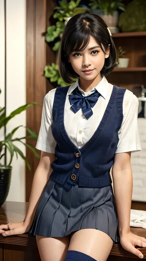 (masterpiece:1.2, highest quality), (Realistic, photoRealistic:1.4), Beautiful illustrations, (Natural Side Lighting, Cinema Lighting), Written boundary depth, Looking at the audience, Front view, 1 girl, English, high school girl, 20-year-old, Perfect Fac...