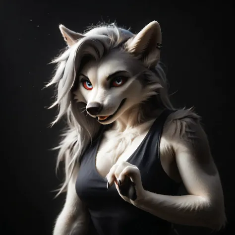 score_9,score_8_up,score_7_up, 1girl, solo, masterpiece, Loona, furry, anthro, fluffy tail, runway fashion, singing, good hands, digital painting, masterpiece, subsurface scattering, soft lighting, best quality, detailed, smooth lines, scifi background, re...