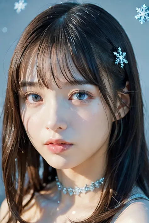 full body, portrait, portrait, , 8k,masterpiece, top quality, 、Long face、Big Eyes、 troubled face、 slim、in trouble、、facing the front、flat body 、naked、cute、Age 15、, 1 girl、naked、looking at the camera、face to face、pure white hair、growing skin wearing supreme、...