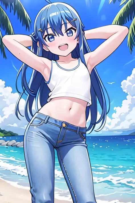 masterpiece, best quality, ultra detail, ((Perfect Face, perfect eyes, perfect hair, perfect arm)), 1girl, o, petite, ((round face, ecstasy, orgasm face, drooping eyes, shame smiling, blush)), dropping eyes, sleepy, Open mouth, ((White teeth)), background(...