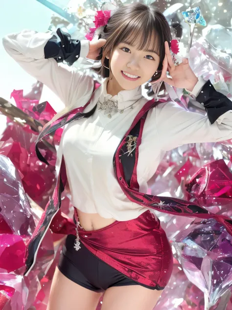 (((抽象的なルビーと赤いダイヤモンドの壁紙の部屋のbackgroundをクローズアップ。More Sparkling Bright Red Rubies, Crystallizationした, Crystallization skin, Ruby Texture, Sparkling Crystals , フェニックスのCrystallizationテクスチャー, Crystal Cubism, Crystallization, Crystallization粒子, Facet, 赤いCryst...
