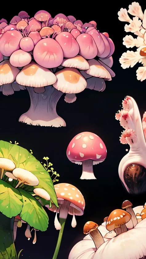 Mushrooms in the microscopic world