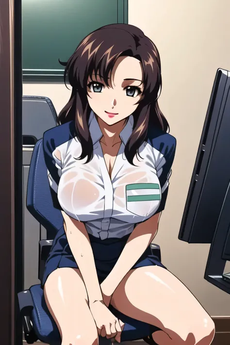 The work alone is amazing enough,fishnet tights,(Facial expression is very important, so please draw it more delicately),Your underwear shows through when wet,Big Breasts even more on Big Breasts,Please draw it、Please draw it your own expression,open her l...