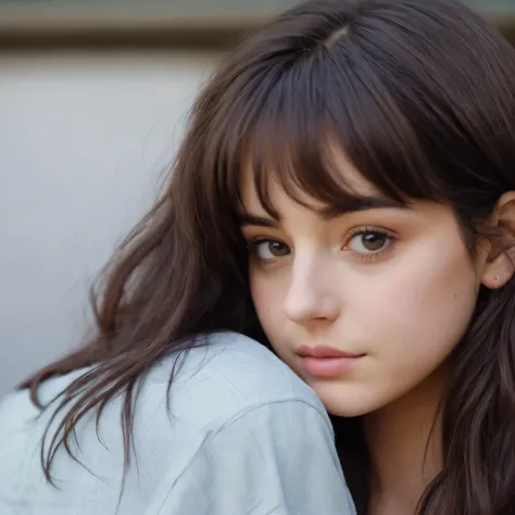 ((( Ultra-HD quality details , relaxado, ideal-darling cuteness, Completely ignored, europeu))) 1 menina,