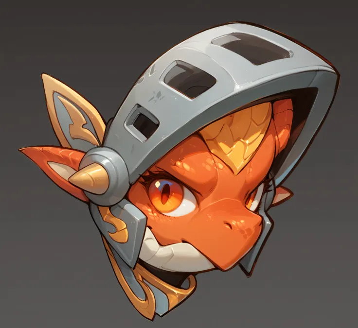 dragon，dragon head，helmet，Metal